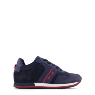 Navy Slip On Trainers