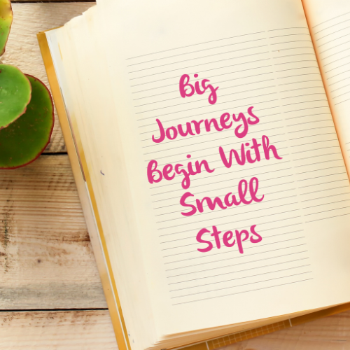 Jornal note to self to create a meaningul and aligned life which signifies new beginnings