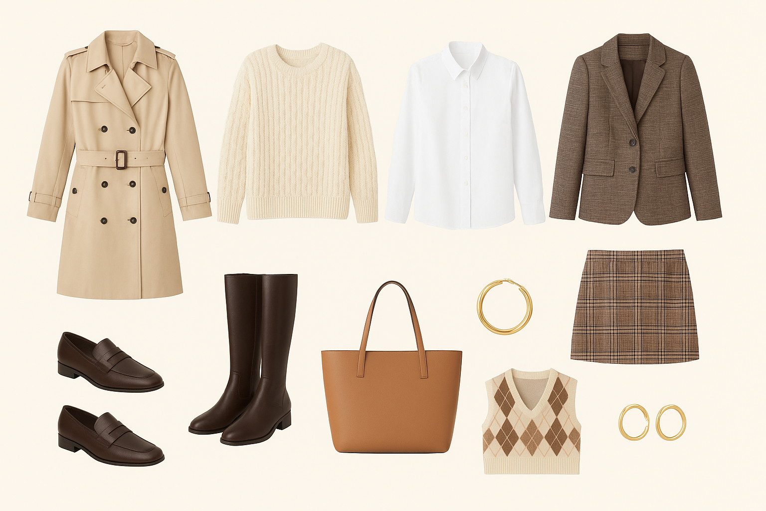 Preppy Fall Fashion- 10 Must-Have Pieces for an Old Money Aesthetic capsule