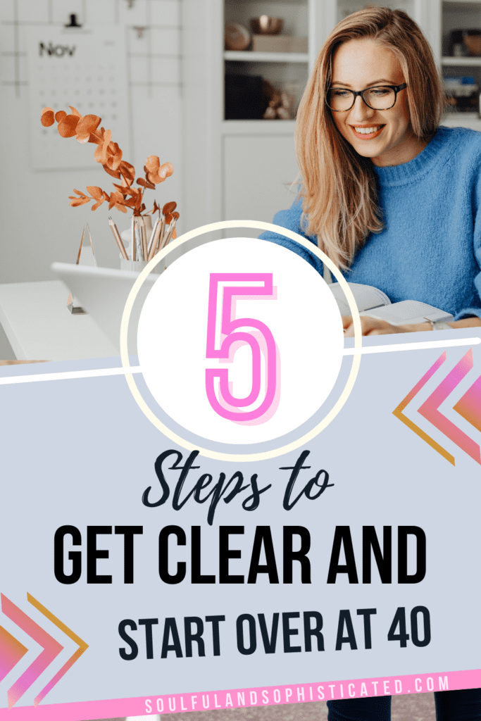 How to start over at 40